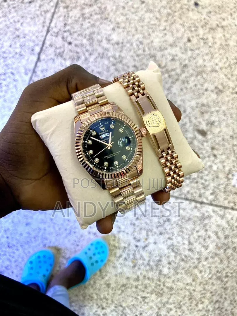 Ladies Rolex Watch With a Bangle