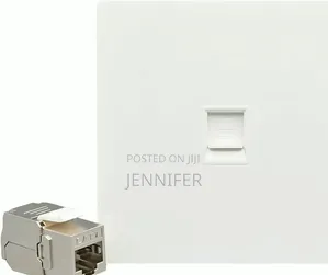 1 Port CAT8 CAT7 RJ45 86 Type Wall Panel