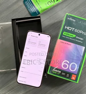 New Infinix Hot 60 Pro+ 256 GB Pink