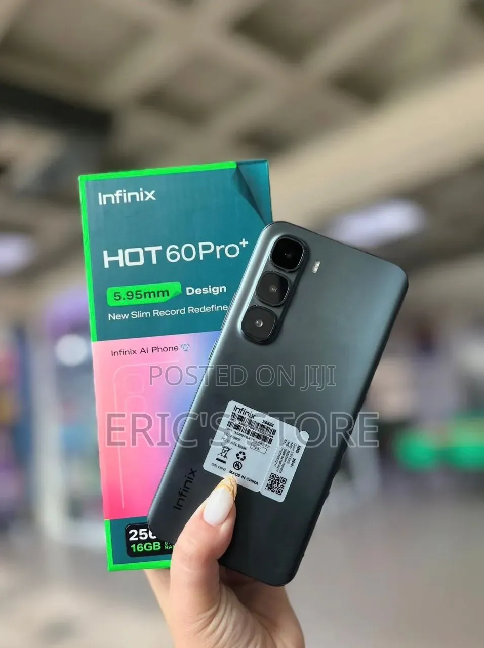 New Infinix Hot 60 Pro+ 256 GB Black