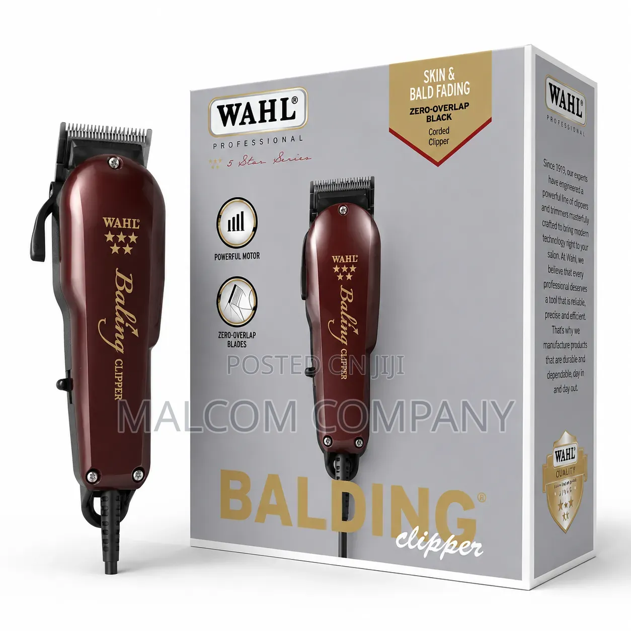 Wahl Professional Balding Clipper – Corded Hair Clipper in Uganda
