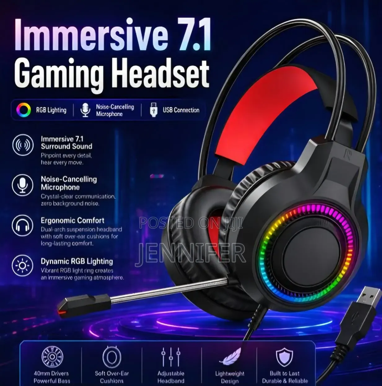 Weibo G61 Stereo Gaming Headset
