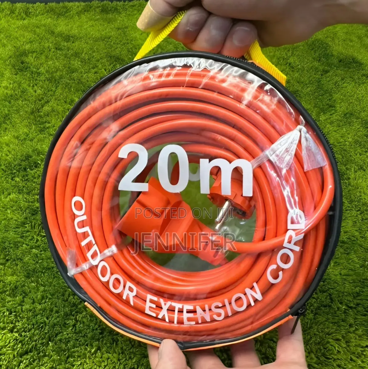 20-Meter Orange Outdoor Extension Cord