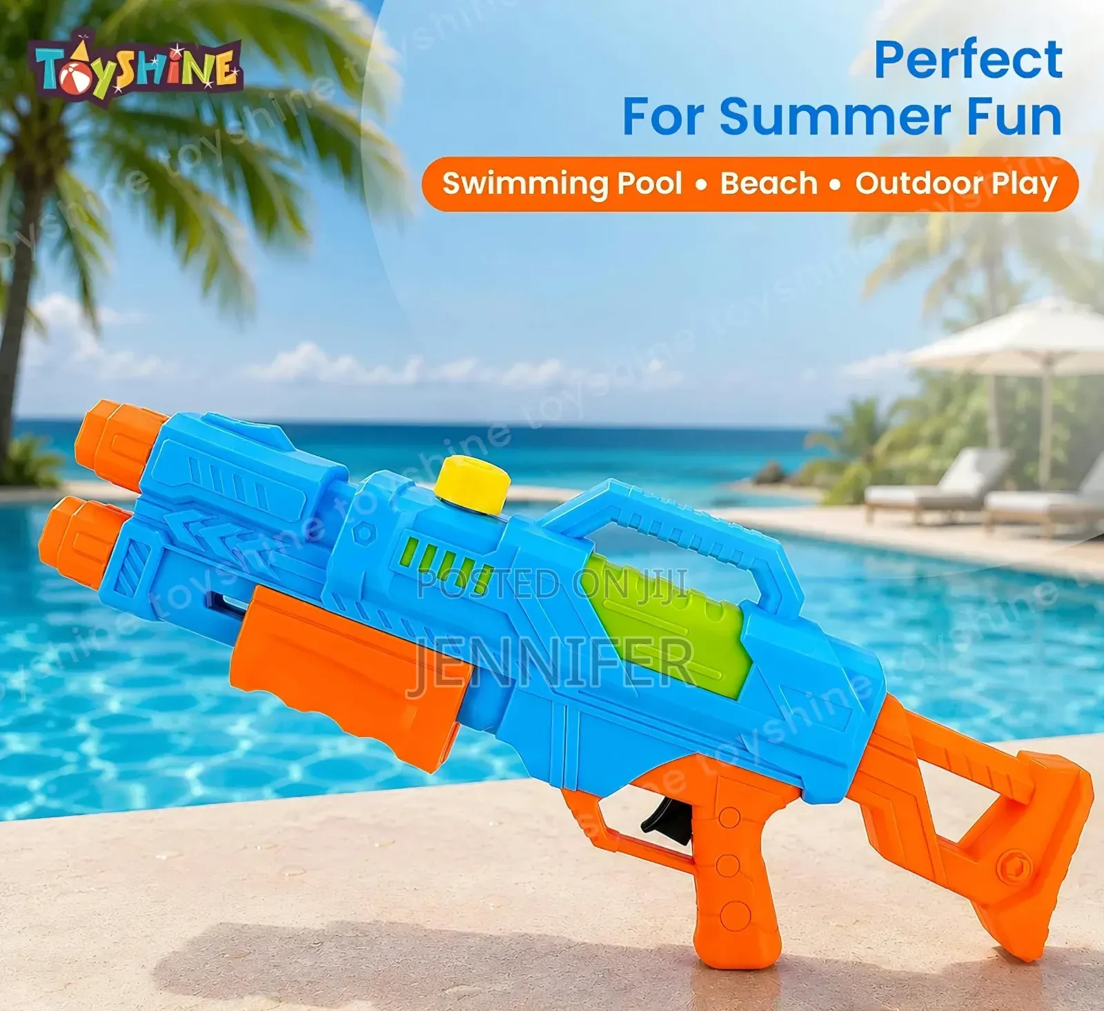 Super Soaker Dual Barrel Water Gun