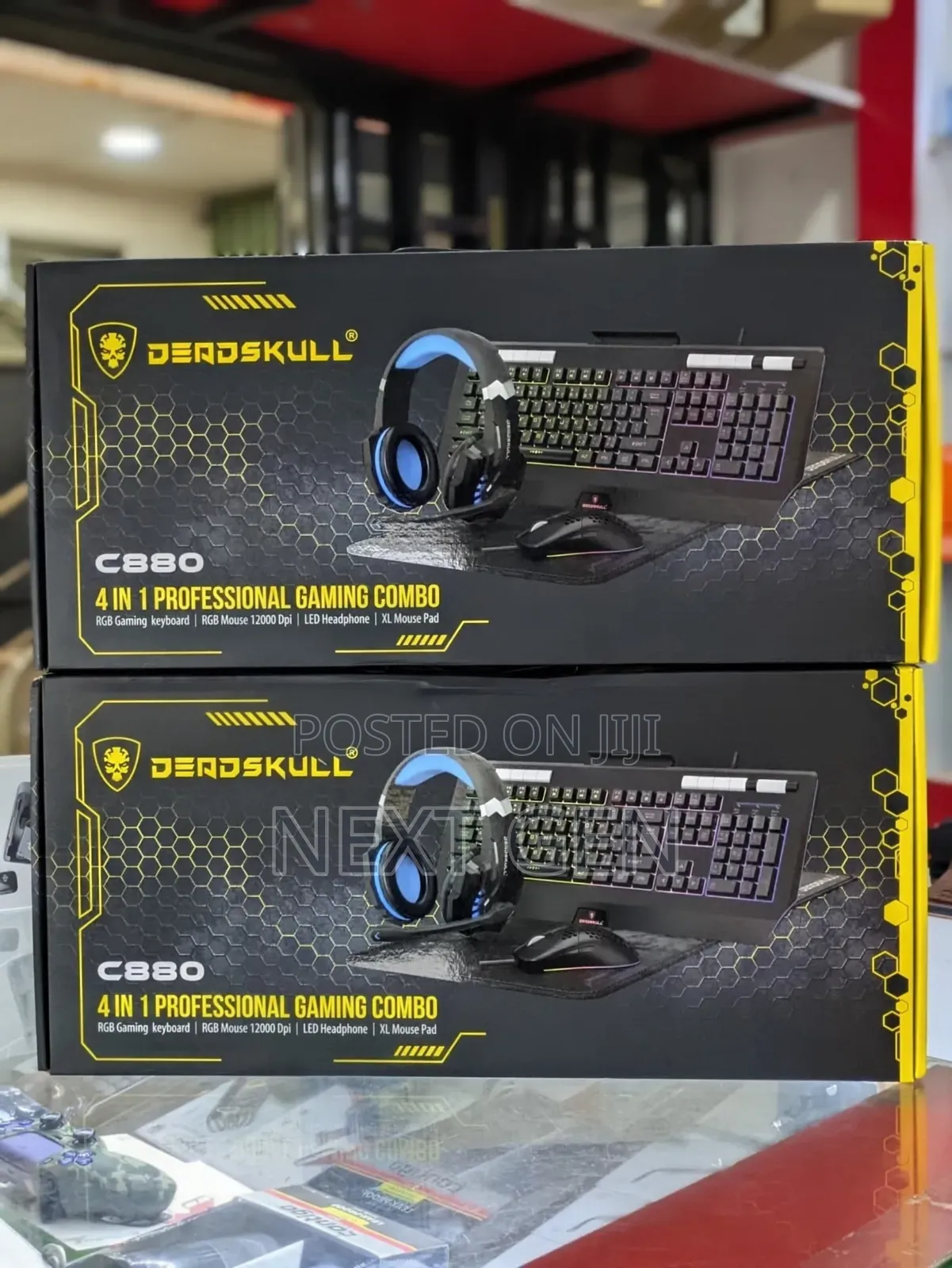 Deadskull 4-in-1 Professional Gaming Keyboard Set