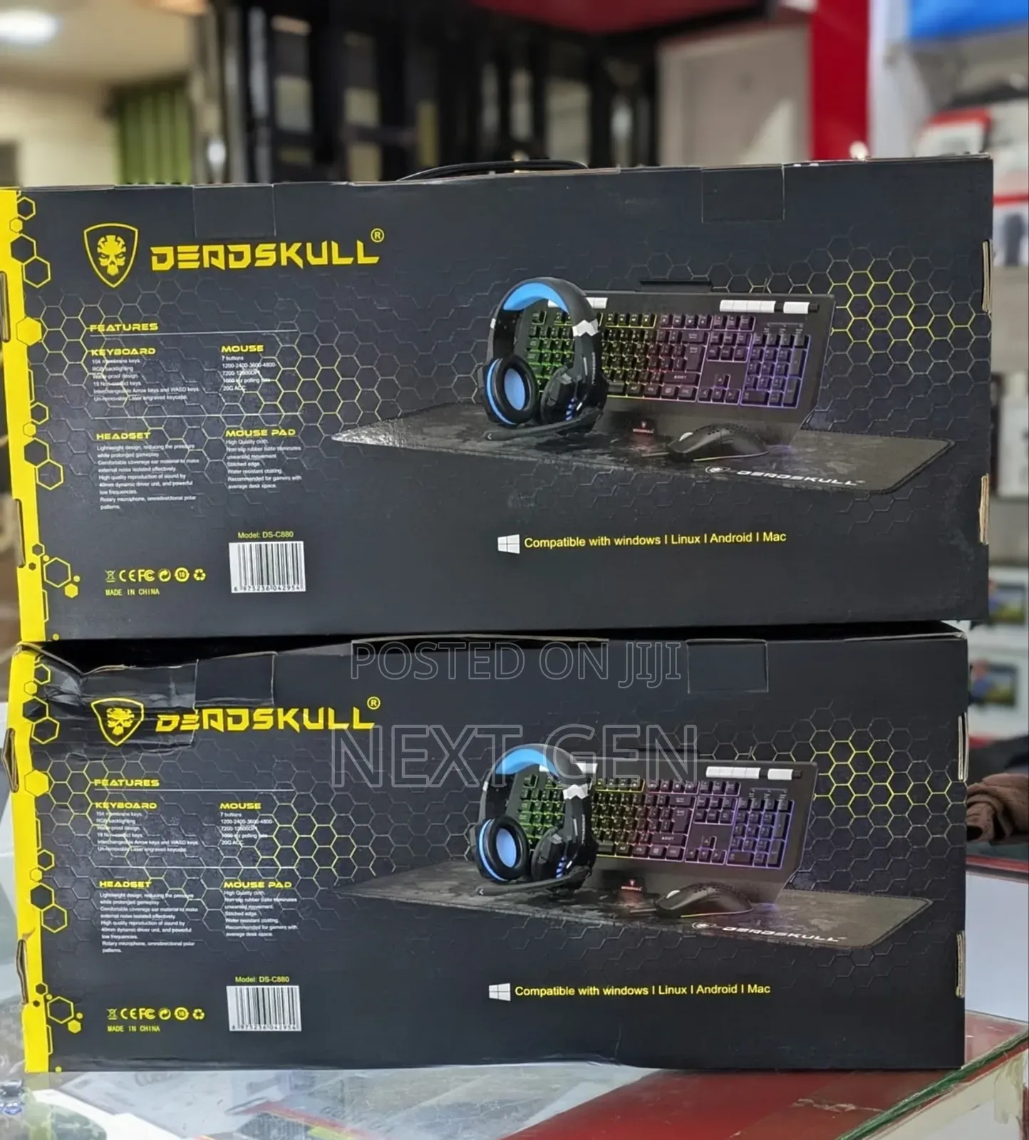 Deadskull 4-in-1 Professional Gaming Keyboard Set