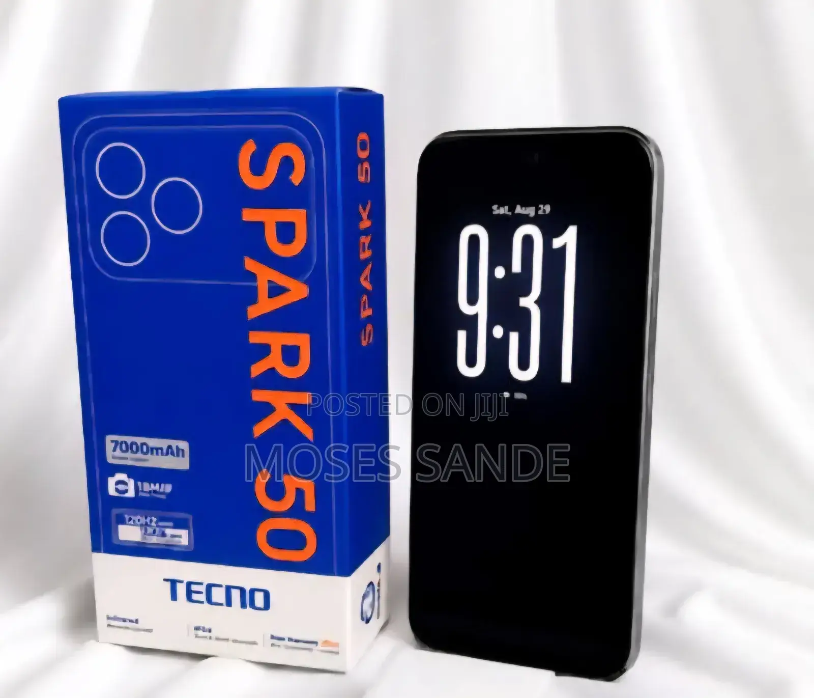 New Tecno Spark 50 128 GB Silver