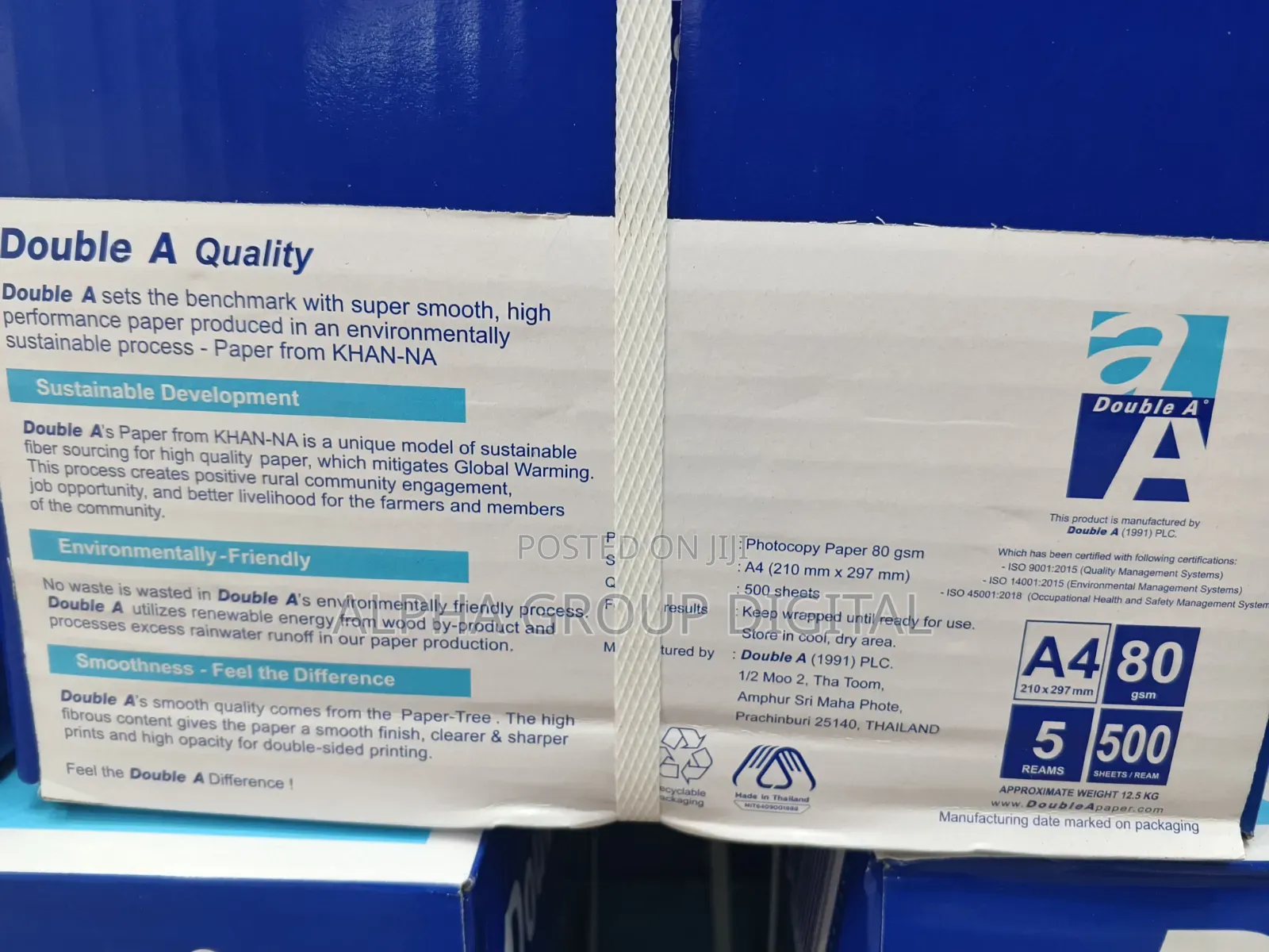Double a Photocopying Paper A4 80gsm