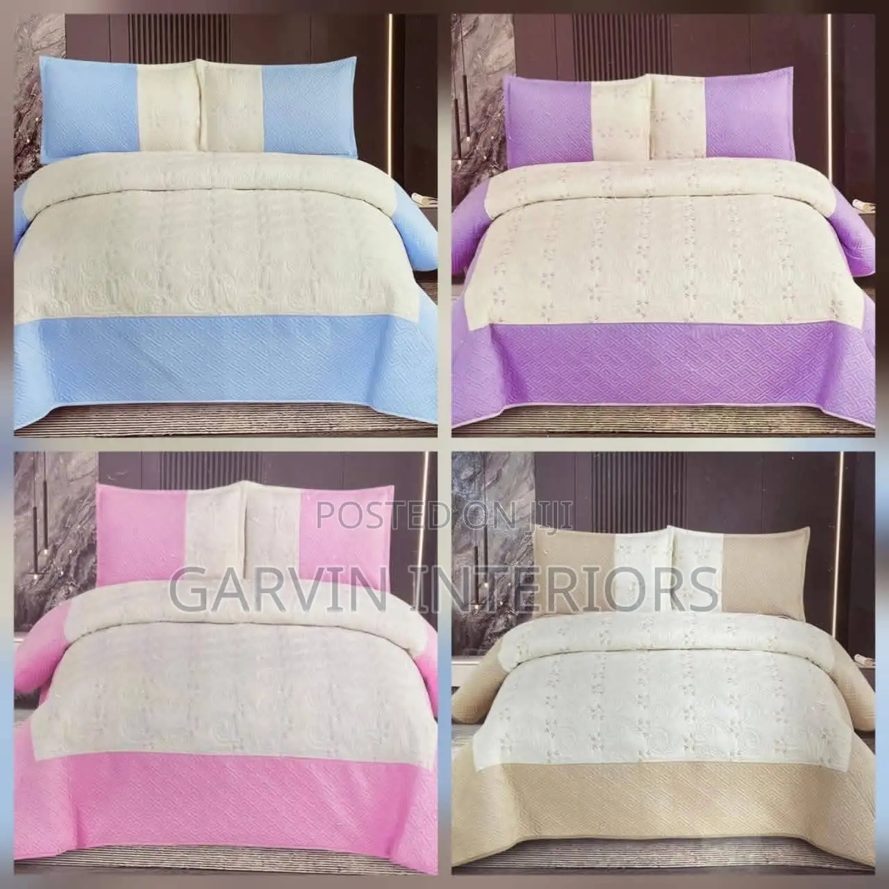 3pcs Cotton Bedcover Set
