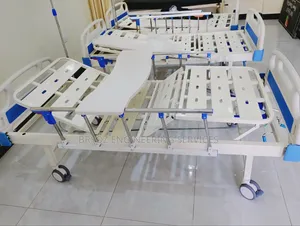 Double-Crank Manual Hospital Bed – Brand New