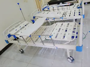 Double-Crank Manual Hospital Bed – Brand New