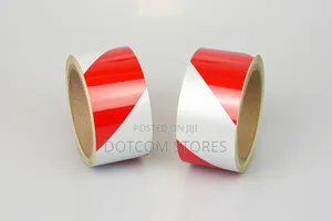 Topsoon Red and White Warning Barricade Tape 500m