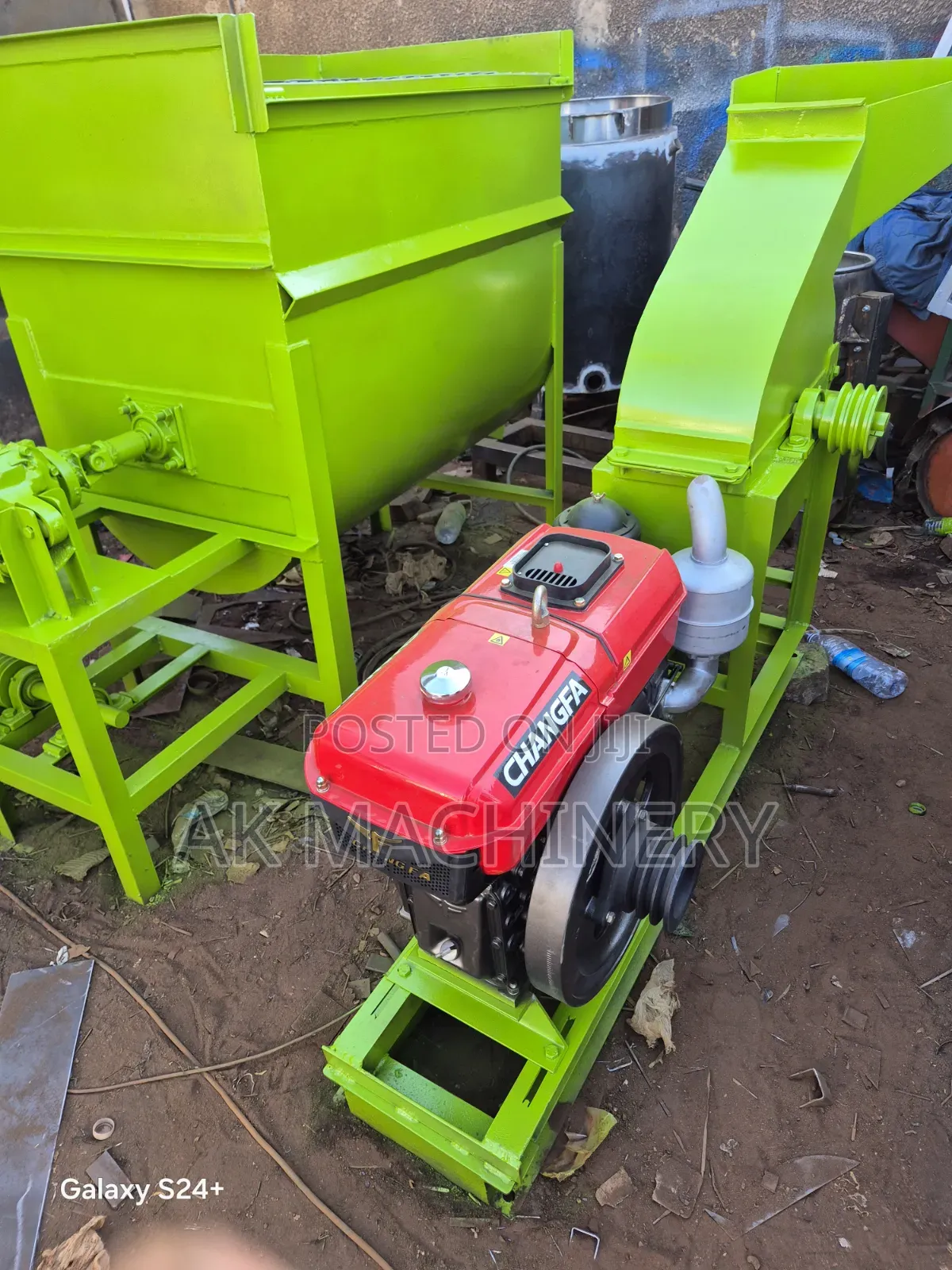 Feed Crusher and Mixer.