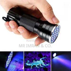 21-Led Ultraviolet Counterfeit Detector Flashlight