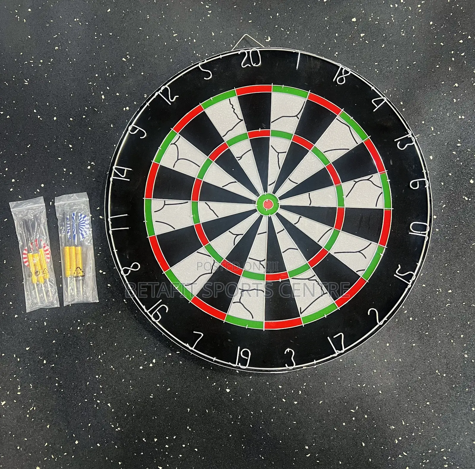 Flocked Dartboard