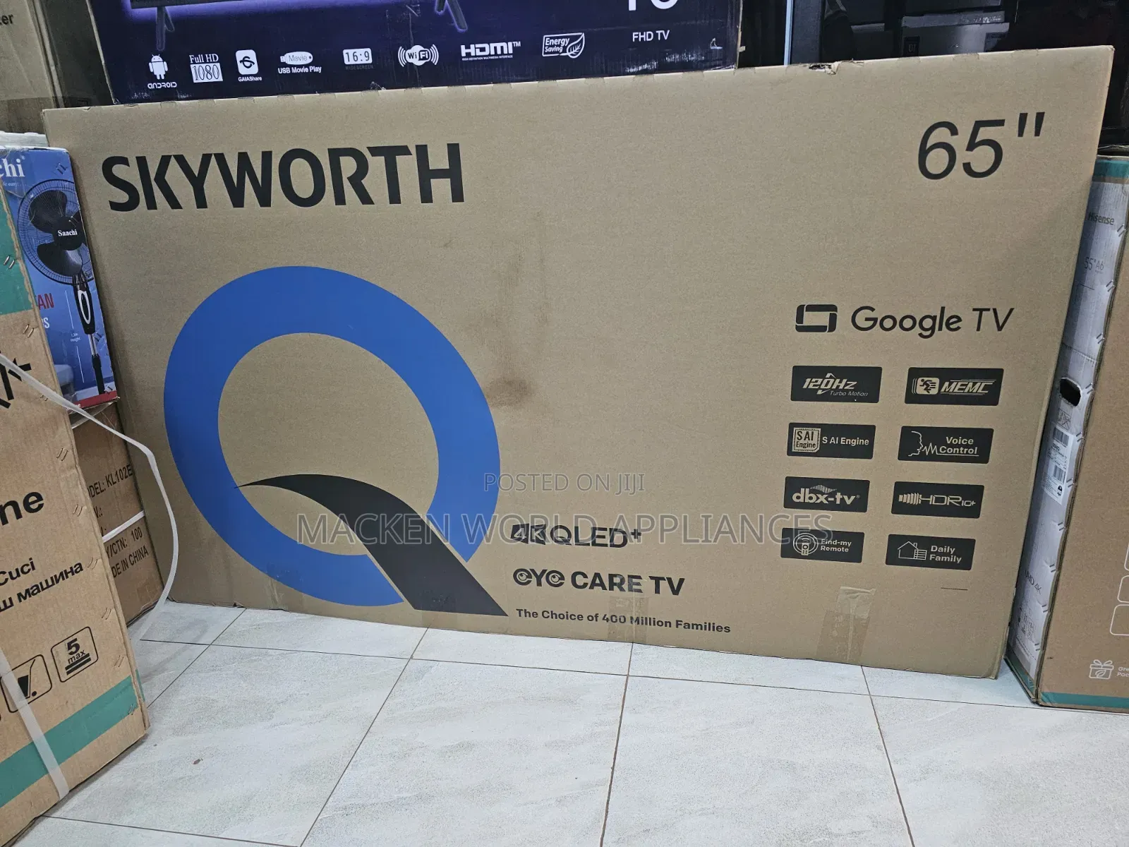 65 Skyworth Smart QLED 4K NEW on Promotion