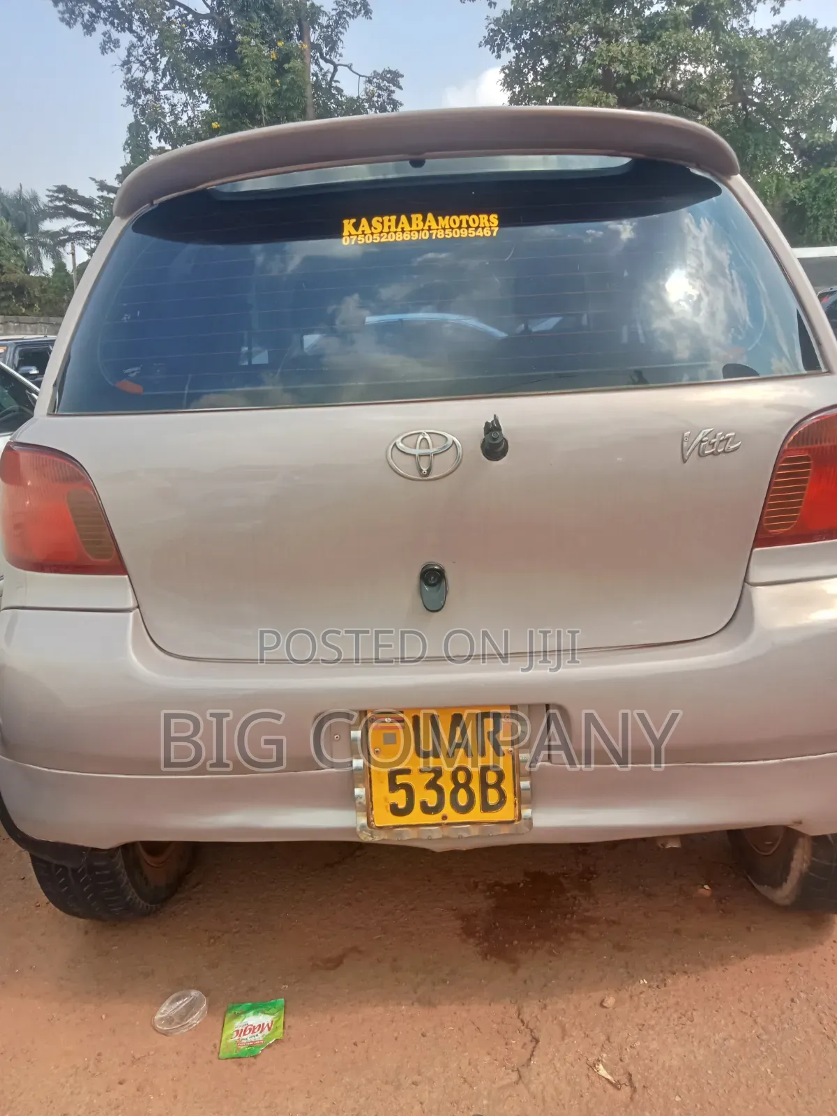 Toyota Vitz 1.0 FWD 5dr 2003 Gray