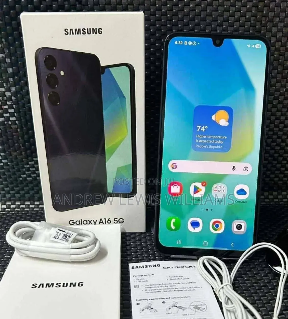 New Samsung Galaxy A16 5G 256 GB Black