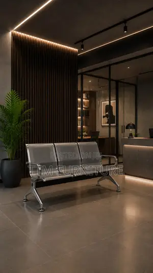 Waiting Chair (3 Seater, Grey)