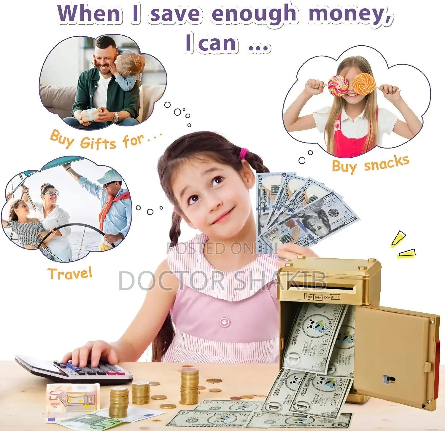 Kids' Electronic ATM Piggy Bank