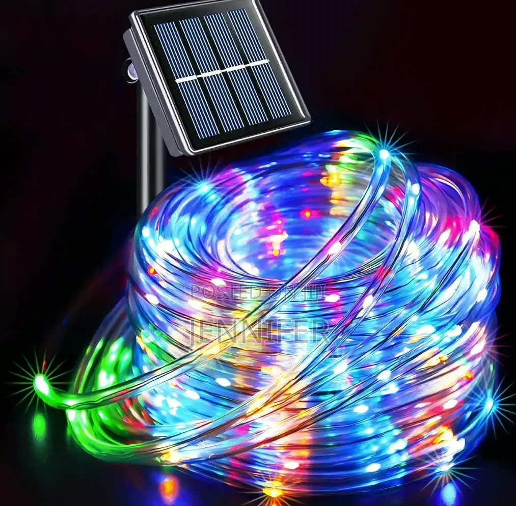 10metres Outdoor Waterproof Solar Rope Light
