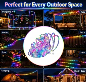 10metres Outdoor Waterproof Solar Rope Light
