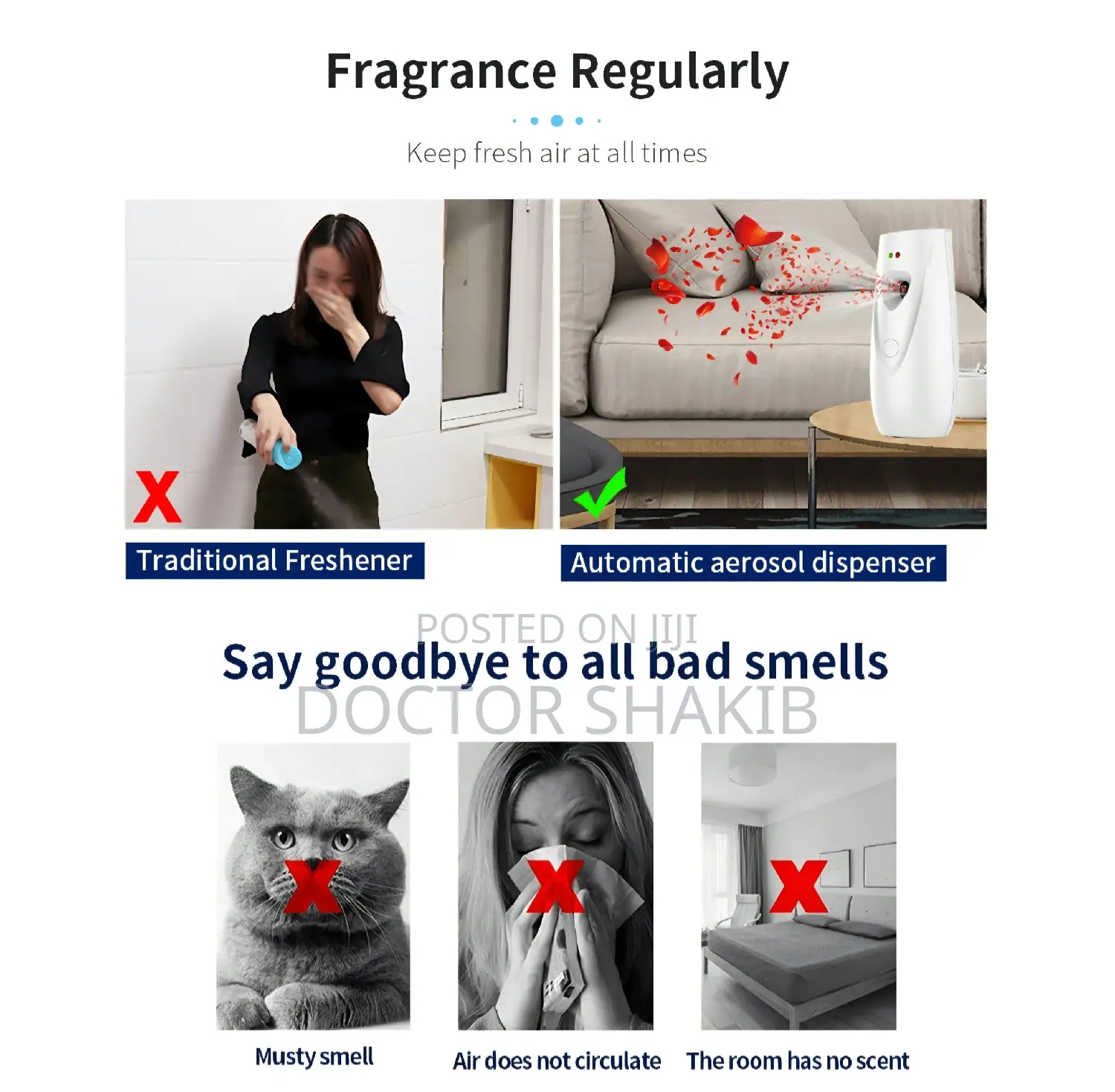 Automatic Aerosol Air Freshener Dispenser