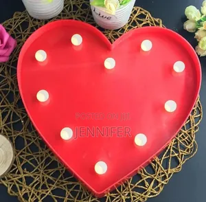 Heart-Shaped LED Decorative Night Light