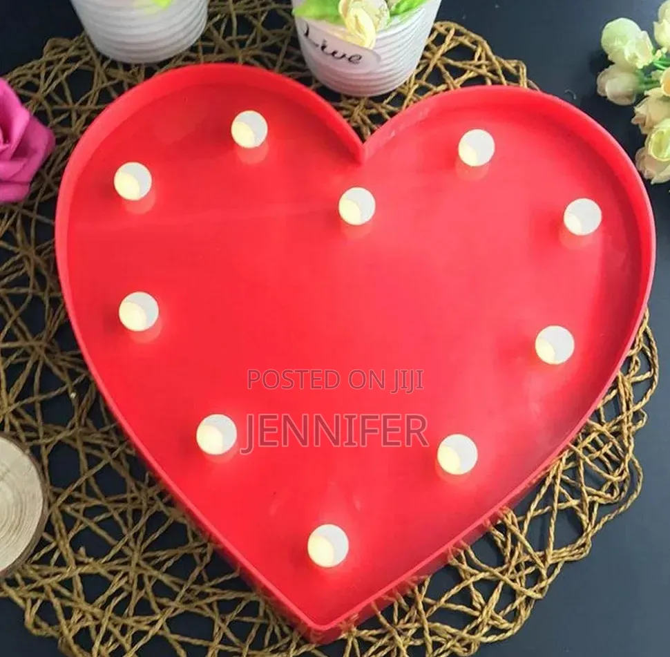 Heart-Shaped LED Decorative Night Light