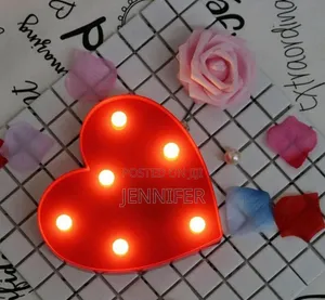 Heart-Shaped LED Decorative Night Light