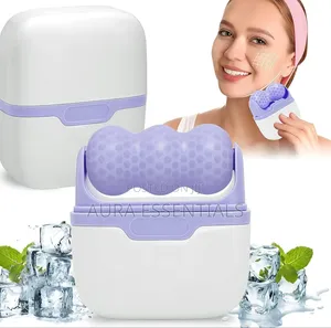 2-in-1 Dual-Sided Ice Face Roller Massager