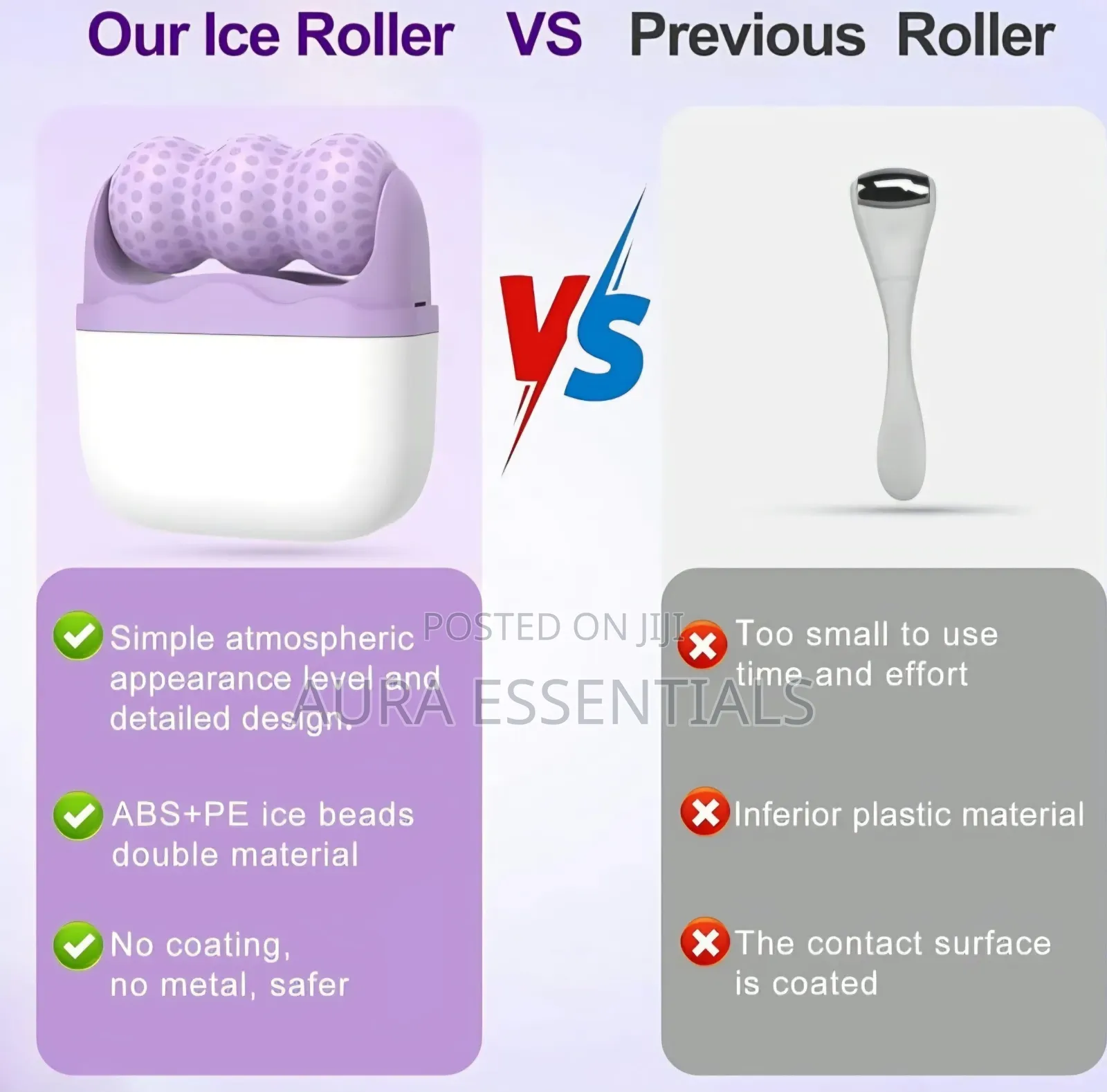 2-in-1 Dual-Sided Ice Face Roller Massager