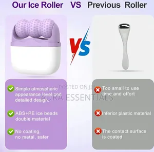 2-in-1 Dual-Sided Ice Face Roller Massager