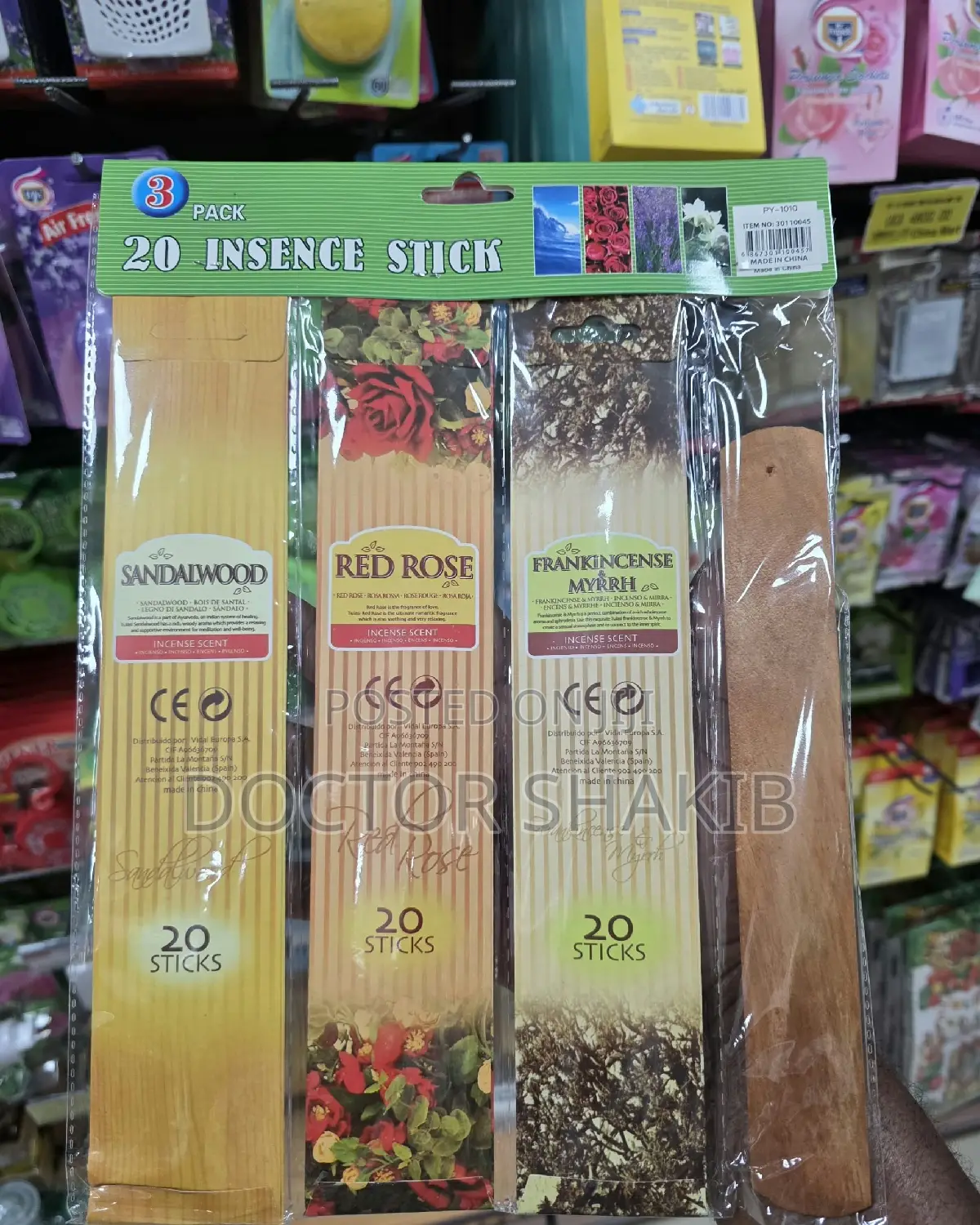 3-Pack of Scented Incense Sticks