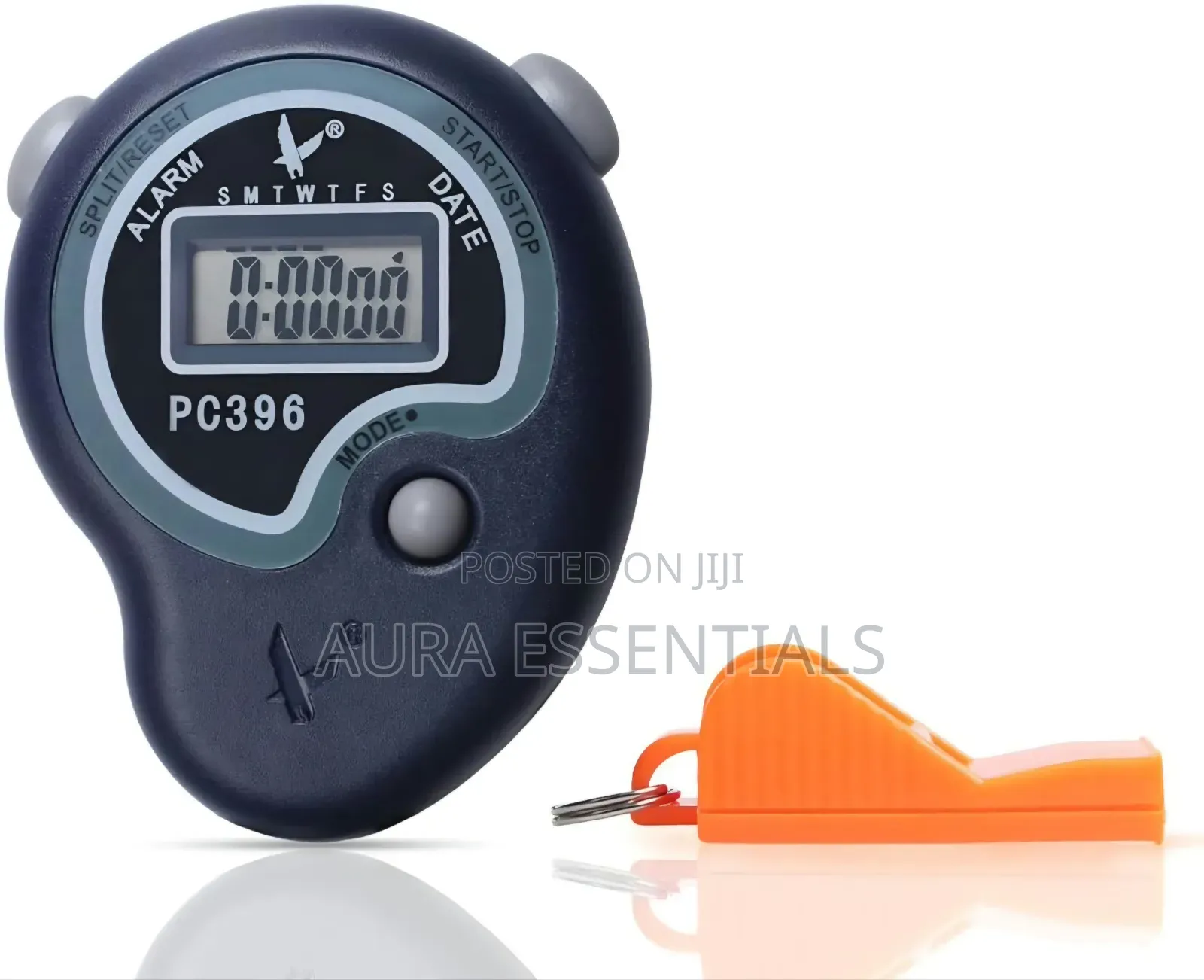 2in 1 PC396 Digital Sports Stopwatch Timer With a Whistle