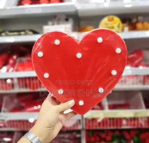 Heart-Shaped LED Decorative Night Light