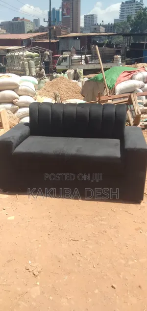 Two Seater Sofa in BLCK