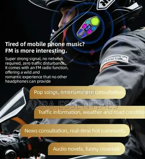 K30 Motorcycle Helmet Headset With FM Radio