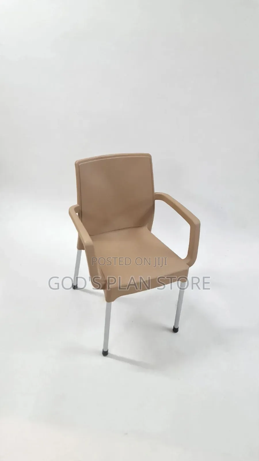 Outdoor Indoor Metal Stands Armrest Plastic Chairs