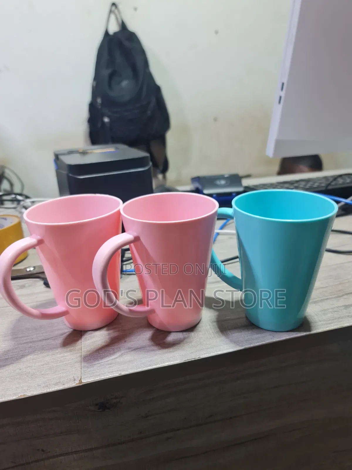 Large Handle Plastic Cups Plastic Cups 12pcs