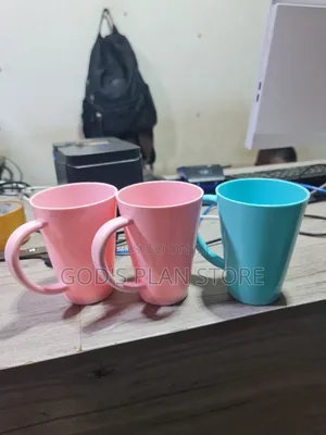 Large Handle Plastic Cups Plastic Cups 12pcs