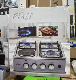 Pixel 3 Gas + 1 Electric Countertop Cooke