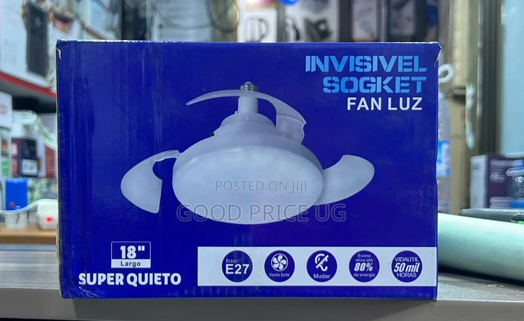 E27 Socket LED Ceiling Fan