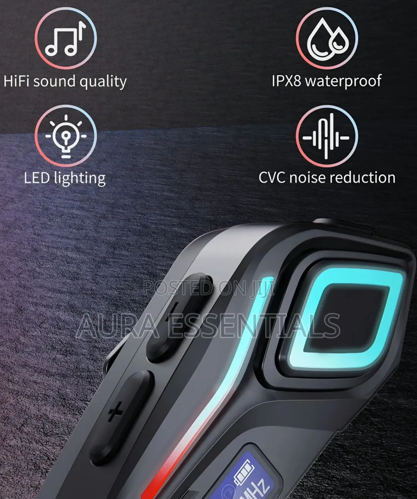 K08 Motorcycle Helmet Wireless Earphone