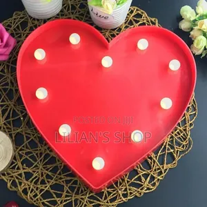 Heart-Shaped LED Decorative Night Light