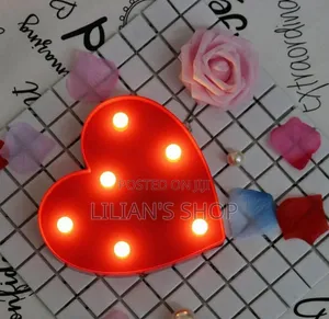 Heart-Shaped LED Decorative Night Light