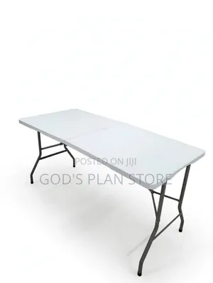 6ft(180cm ) White Foldable Table Plastic Folding Table