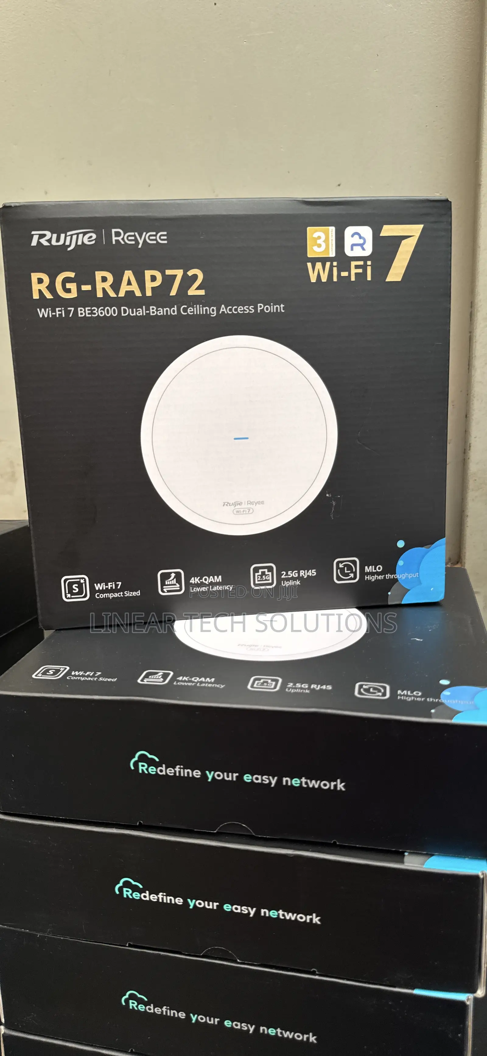 Ruijie Reyee RG-RAP72, a Wi-Fi 7 BE3600 Dual-Band Ceiling Access Point