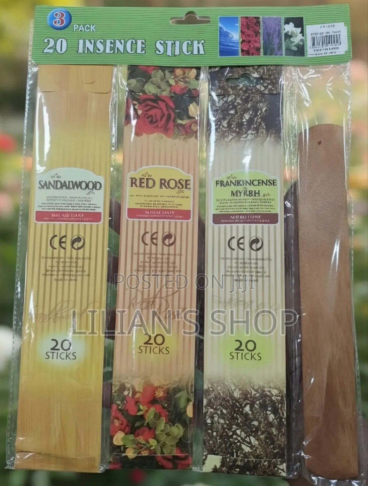 3-Pack of Scented Incense Sticks