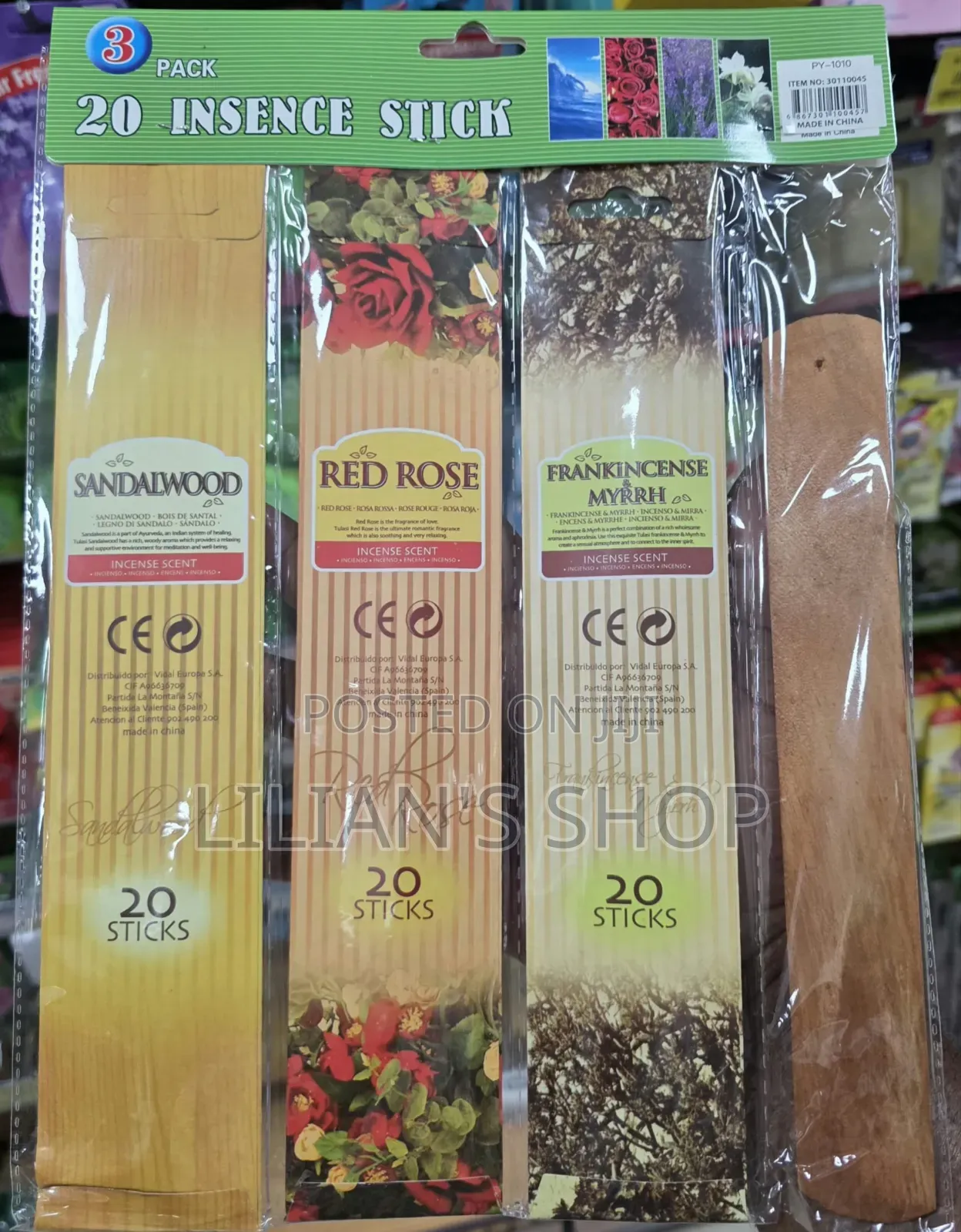3-Pack of Scented Incense Sticks